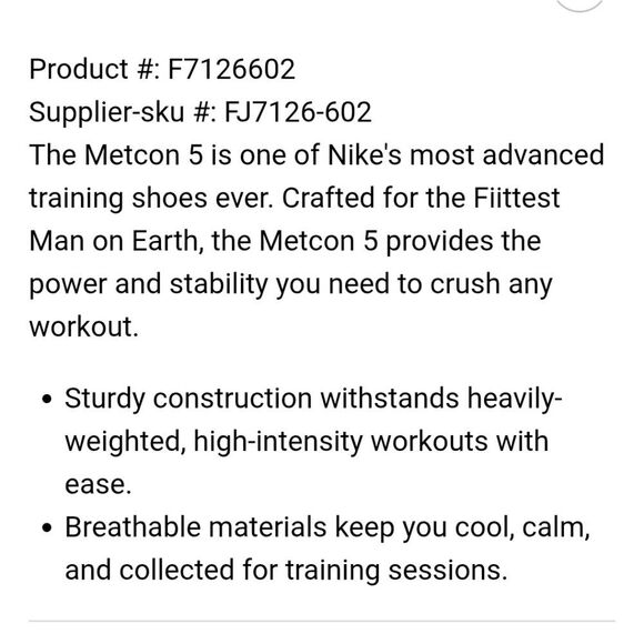 Nike Metcon 6 Athletic Sneakers- Hot Punch - Picture 10 of 14